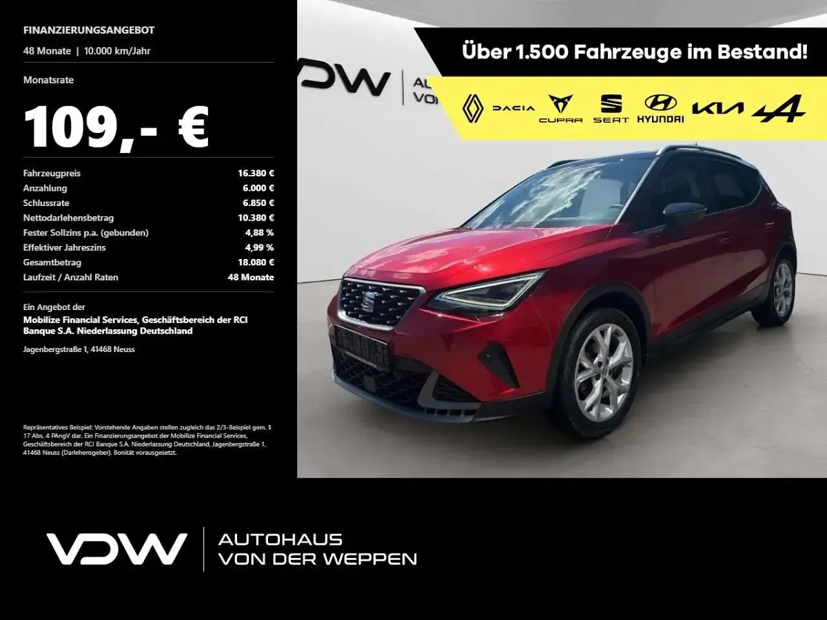 Gebraucht Seat Arona FR 110 PS (80 kW) 2023 SUV