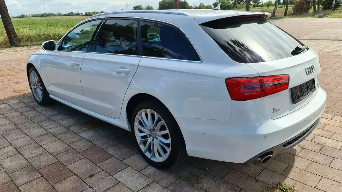 Używany Audi A6 S-Line 313 KM (230 kW) 2014 Biały Kombi