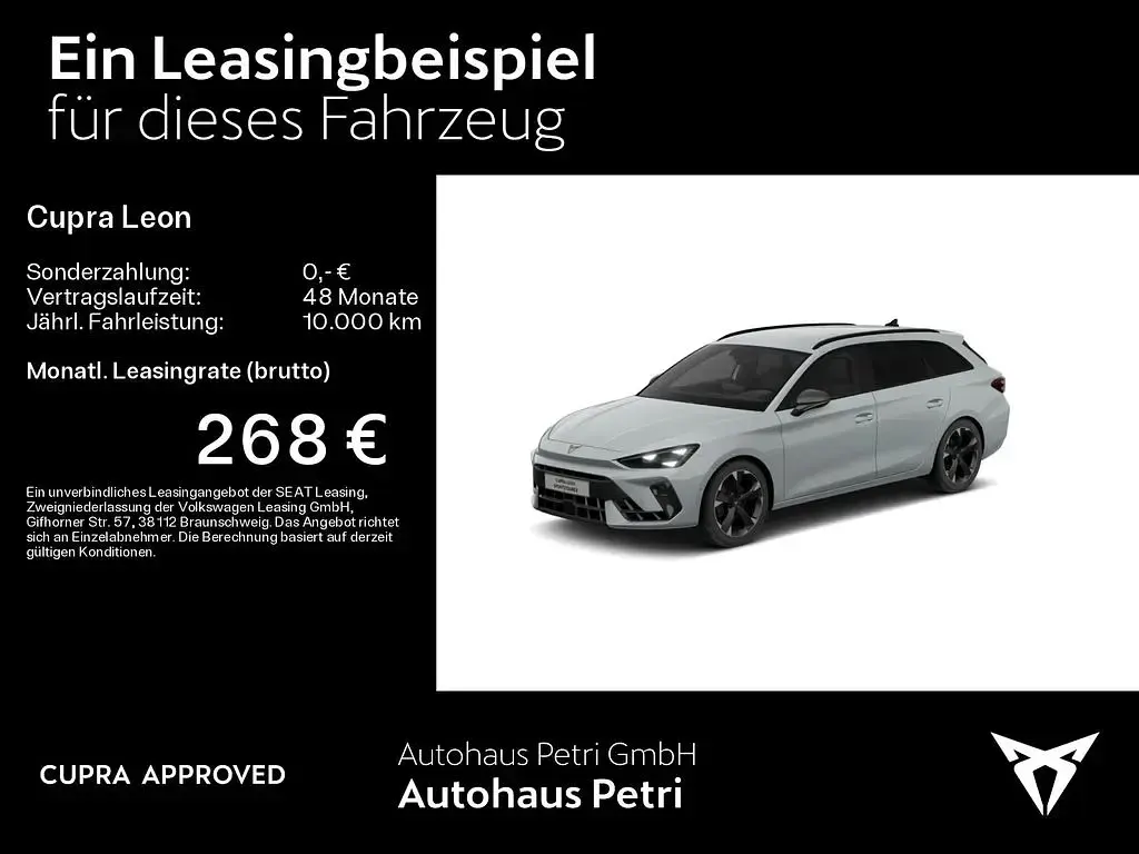 Gebraucht Cupra Leon 150 PS (110 kW) 2025 "nevada" weiss Kombi