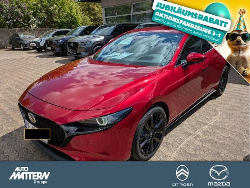 Rot Neu 2024 Mazda 3 Exclusive-Line Limousine | 29.990 € (Fairer Preis) - Bild 1/4