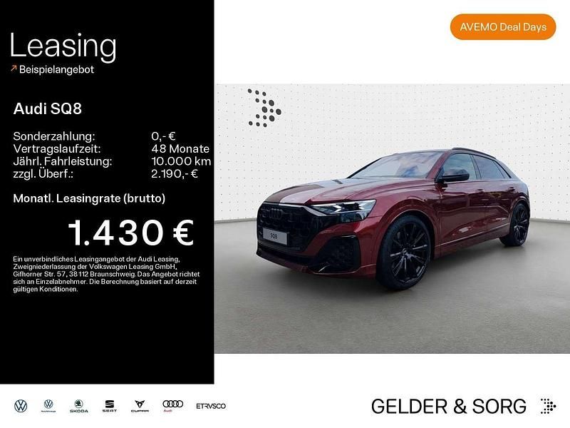 Rubino red metallic (bentley) Gebraucht 2024 Audi SQ8 Sport SUV | 134.990 € - Bild 1/4