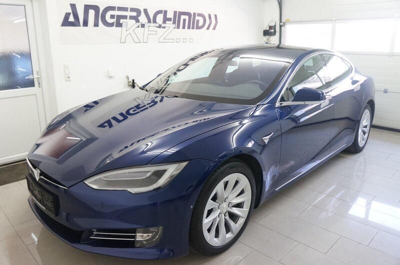 Blau Gebraucht 2017 Tesla Model S Limousine | 49.700 € - Bild 1/4