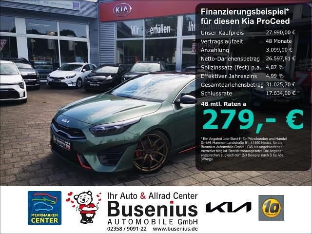 Exg) experience green met. (gruen Gebraucht 2023 Kia ProCeed Kleinwagen | 27.990 € (Fairer Preis) - Bild 1/4