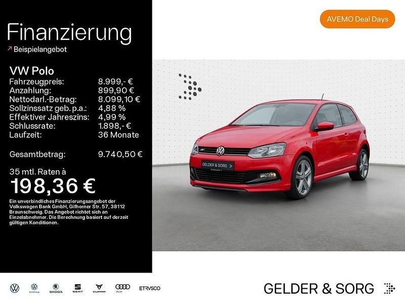 Rot Gebraucht 2016 VW Polo Comfortline Limousine | 8.999 € (Fairer Preis) - Bild 1/4