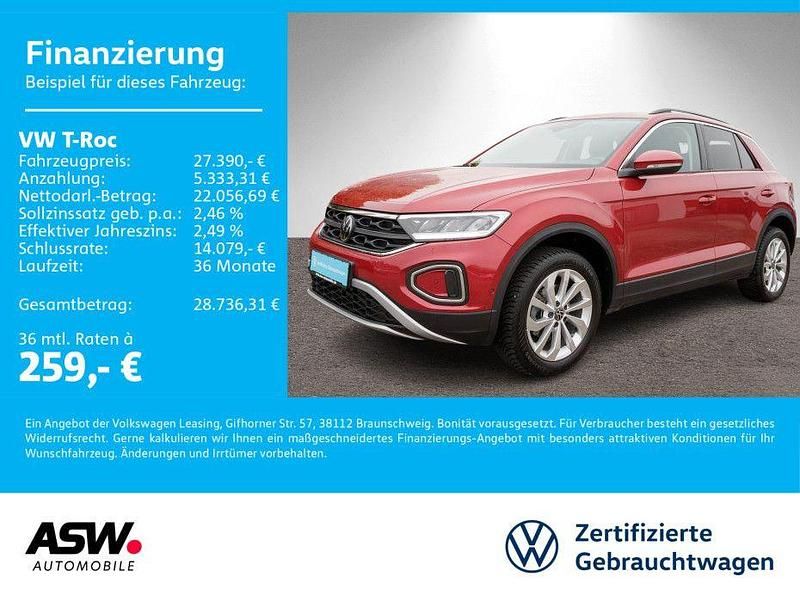 Gebraucht VW T-Roc Life 150 PS (110 kW) 2024 Kings red metallic SUV