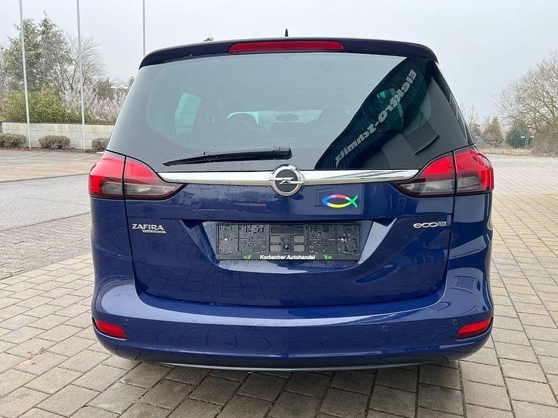 Gebraucht Opel Zafira Tourer Edition 140 PS (102 kW) 2013 Blau Van / Kleinbus