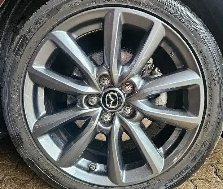 Gebraucht Mazda 3 Exclusive-Line 150 PS (110 kW) 2023 Machine gray metallic (metallic) Limousine