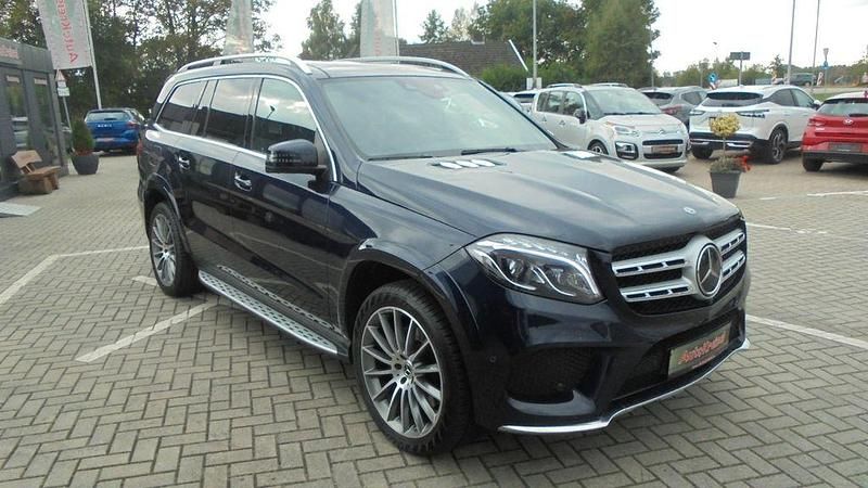 Blau Gebraucht 2018 Mercedes GLS350 SUV | 49.990 € (Teuer) - Bild 1/4