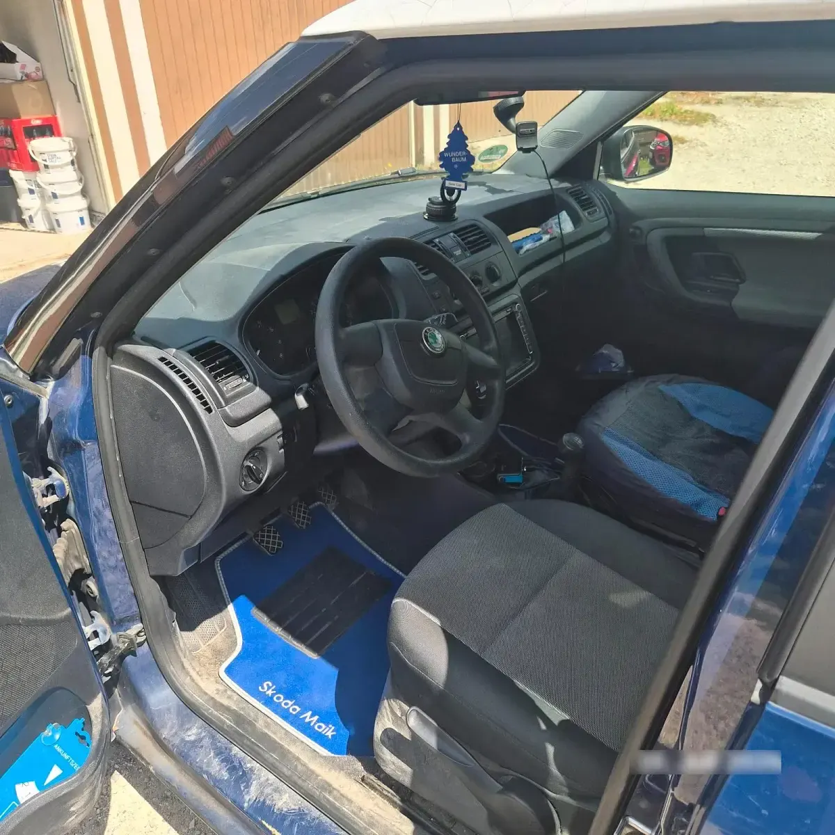 Gebraucht Skoda Fabia 2011 Blau Kleinwagen