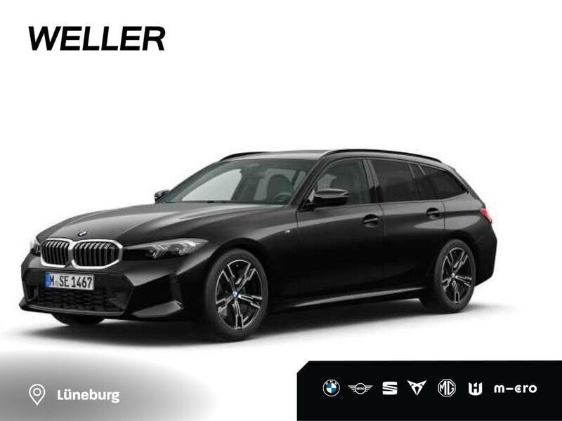 Saphirschwarz metallic (schwarz) Neu 2025 BMW 320 M Sport Kombi | 49.990 € (Superpreis) - Bild 1/4