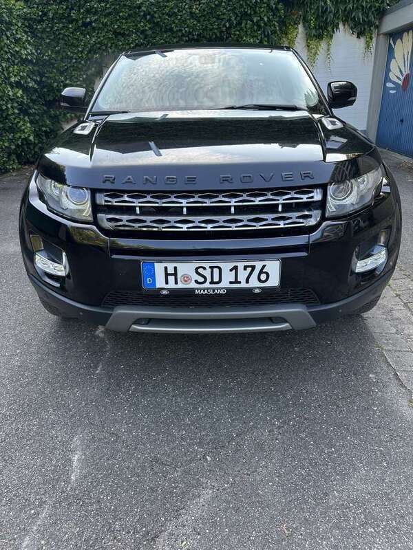 Schwarz Gebraucht 2012 Land Rover Range Rover evoque Pure Coupé | 8.500 € (Superpreis) - Bild 1/4
