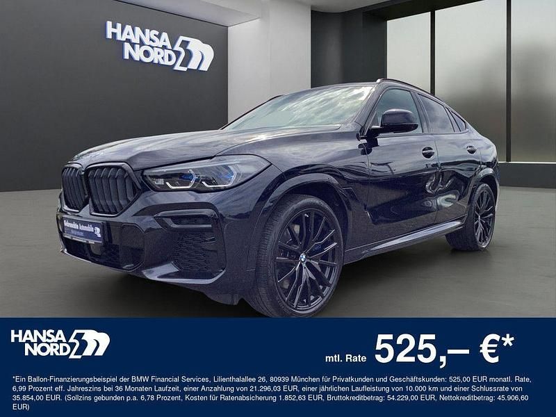 Schwarz Gebraucht 2022 BMW X6 M Sport SUV | 65.350 € (Fairer Preis) - Bild 1/4