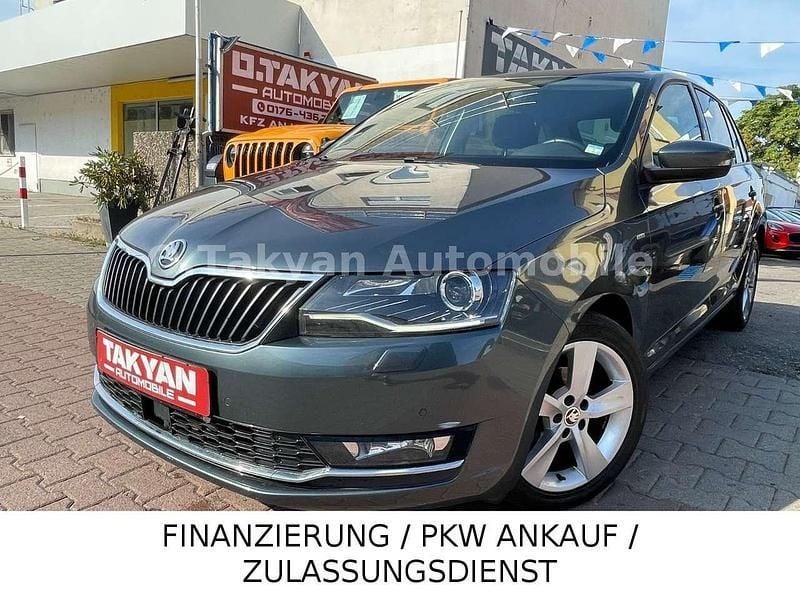 Grau Gebraucht 2018 Skoda Rapid Clever Kleinwagen | 9.990 € (Fairer Preis) - Bild 1/4