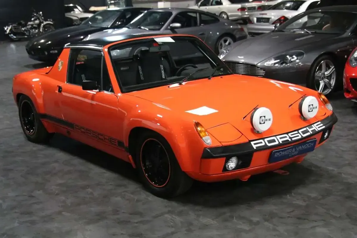 Gebraucht Porsche 914 1970 Orange Cabrio