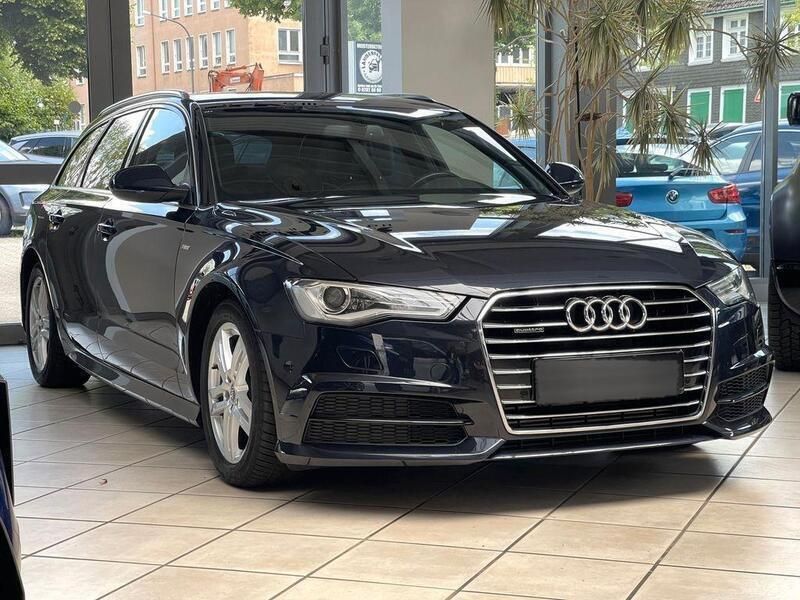 Blau metallic Gebraucht 2018 Audi A6 S-Line Kombi | 30.940 € (Teuer) - Bild 1/4