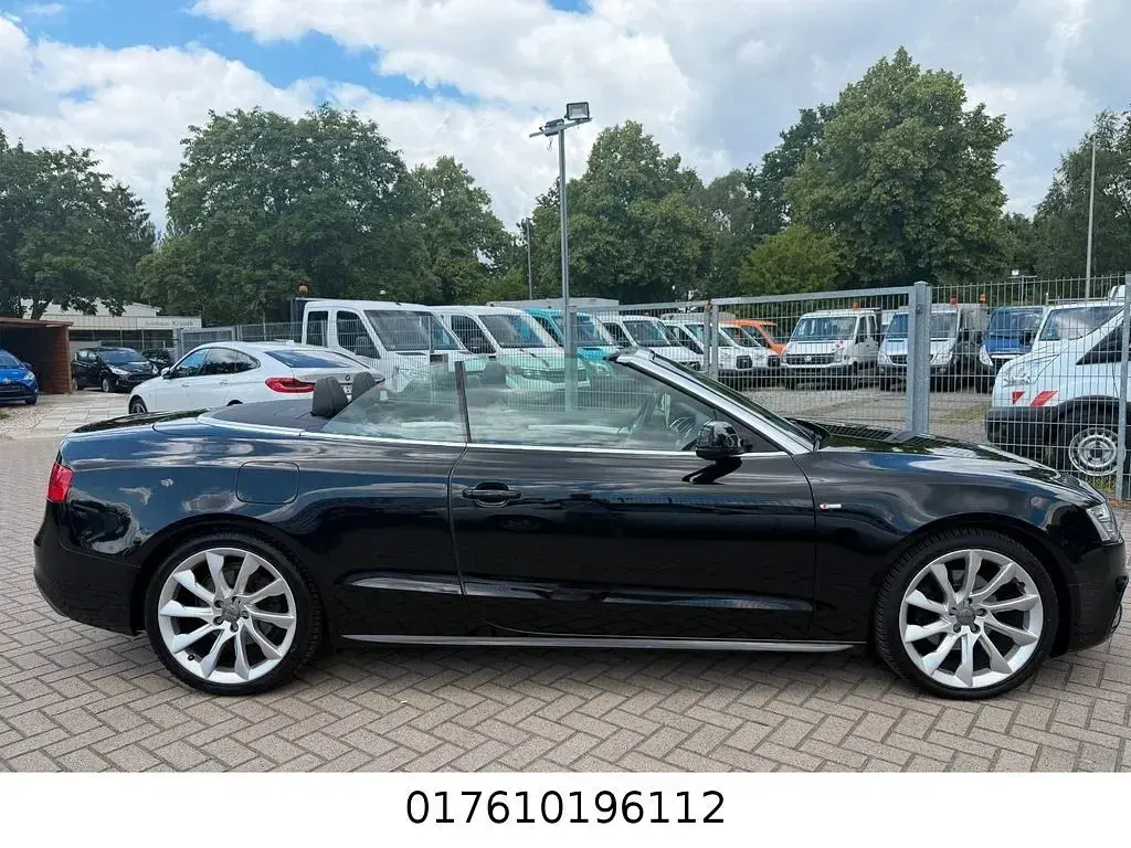 Gebraucht Audi A5 Cabriolet S-Line 177 PS (130 kW) 2013 Schwarz Cabrio