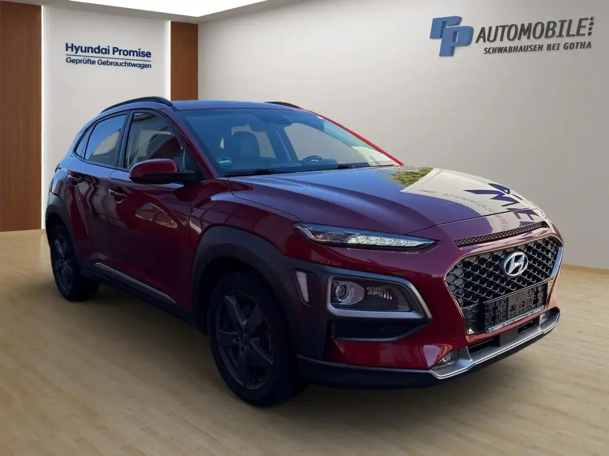 Gebraucht Hyundai Kona Premium 177 PS (130 kW) 2018 Rot SUV