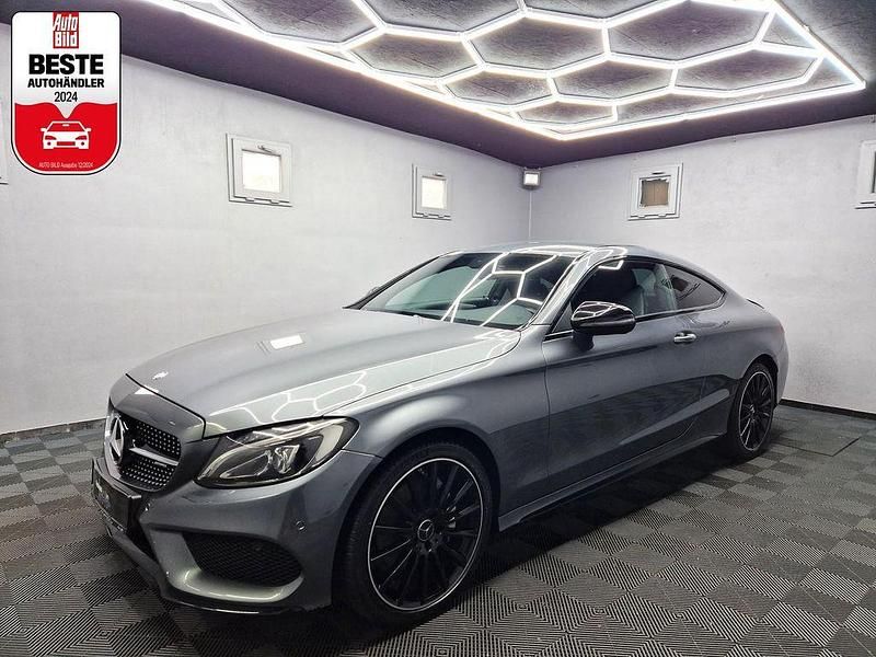 Grau Gebraucht 2017 Mercedes C180 AMG line Coupé | 25.770 € (Etwas zu teuer) - Bild 1/4