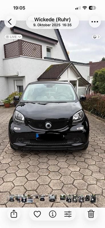 Gebraucht Smart ForTwo Cabrio Passion 71 PS (52 kW) 2015 Schwarz Cabrio