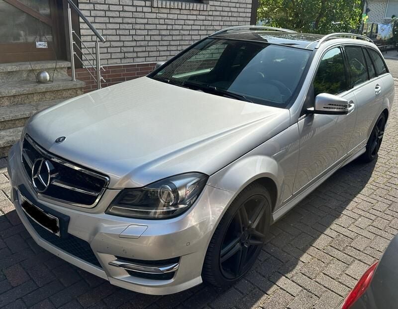 Silber Gebraucht 2013 Mercedes C350 AMG line Kombi | 9.700 € (Superpreis) - Bild 1/4