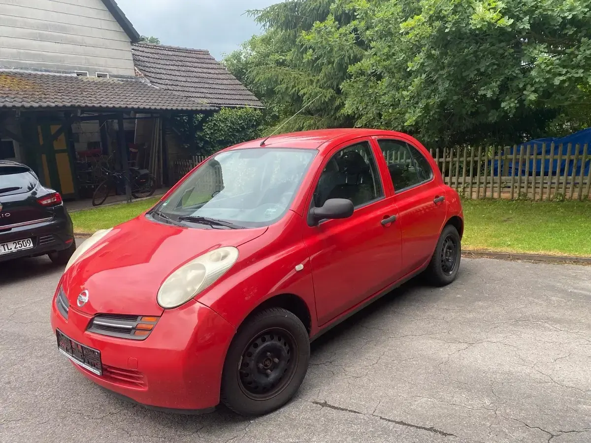 Gebraucht Nissan Micra 59 PS (43 kW) 2005 Rot Kleinwagen