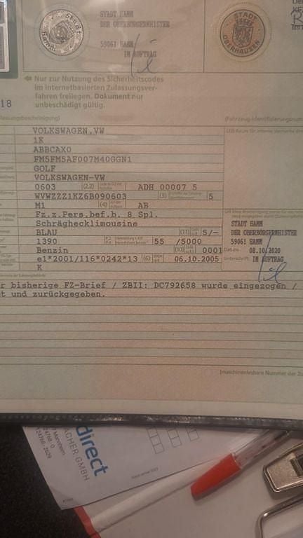 Gebraucht VW Golf IV Trendline 75 PS (55 kW) 2006 Blau Limousine