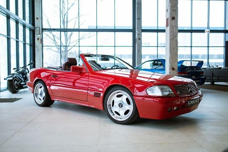 Gebraucht Mercedes SL500 320 PS (235 kW) 1990 Rot Cabrio