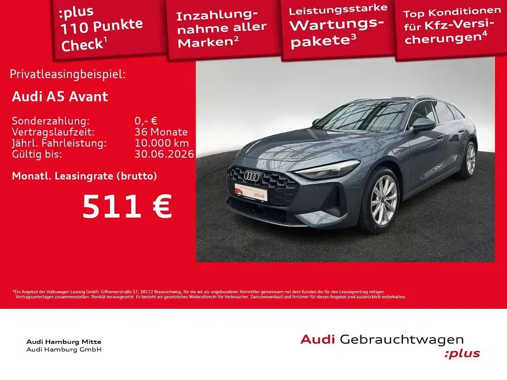 Second-hand Audi A5 Ambiente 204 CP (150 kW) 2025 Albastru Break