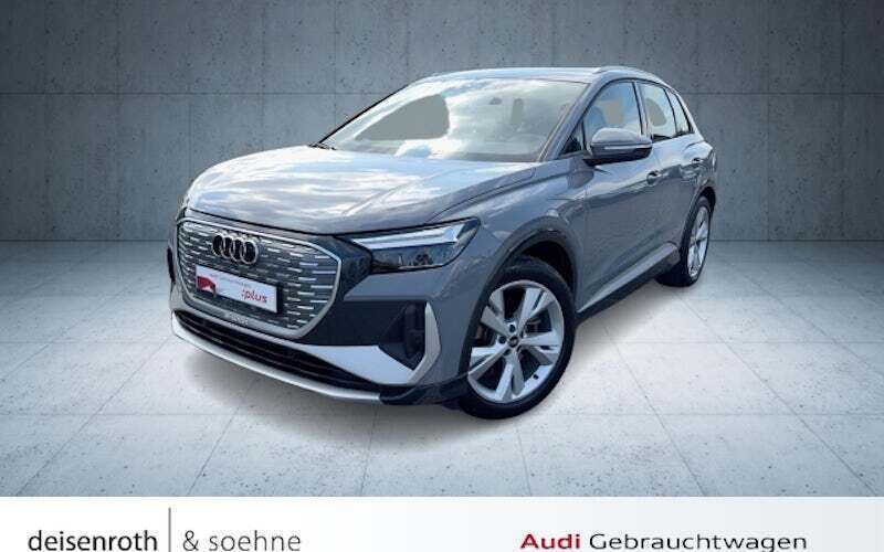 Grau Gebraucht 2022 Audi Q4 e-tron S-Line SUV | 26.420 € (Guter Preis) - Bild 1/4