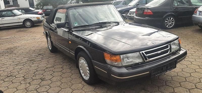 Schwarz Gebraucht 1990 Saab 900 Cabriolet Cabrio | 13.990 € - Bild 1/4