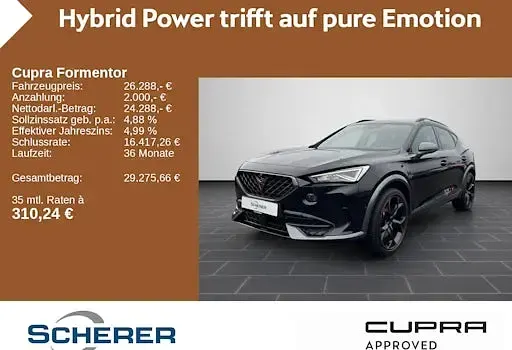 Gebraucht Cupra Formentor VZ 245 PS (180 kW) 2023 Midnight schwarz metallic (metallic) SUV