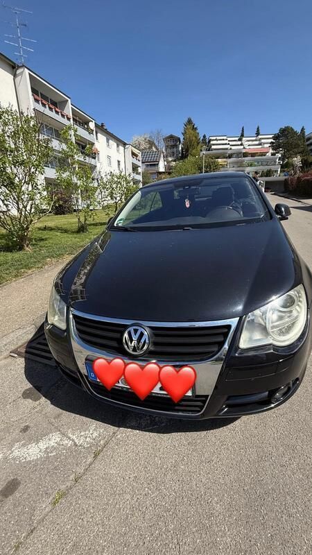 Schwarz Gebraucht 2006 VW Eos Cabrio | 2.000 € (Superpreis) - Bild 1/4