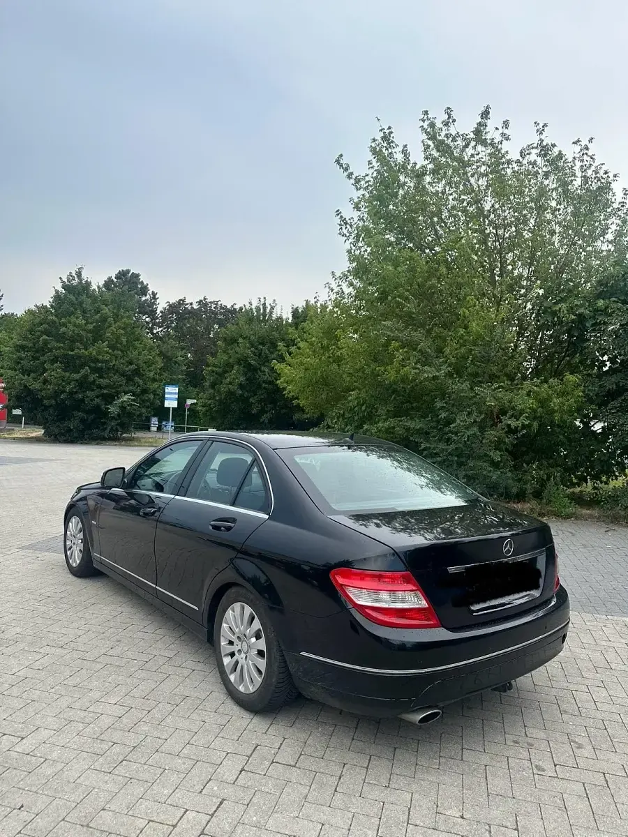 Gebraucht Mercedes C200 2007 Schwarz Limousine
