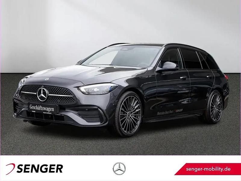 Lack graphitgrau Gebraucht 2025 Mercedes C220 AMG line Kombi | 47.880 € (Teuer) - Bild 1/1