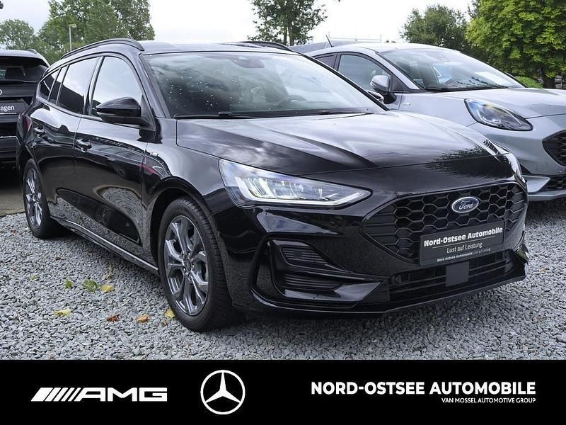 Gebraucht Ford Focus ST-Line X 125 PS (91 kW) 2023 Obsidianschwarz metallic Kombi
