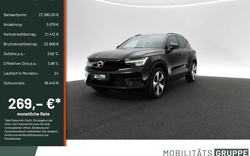 Gebraucht Volvo EX40 Core 175 kW (238 PS) 2022 Schwarz SUV