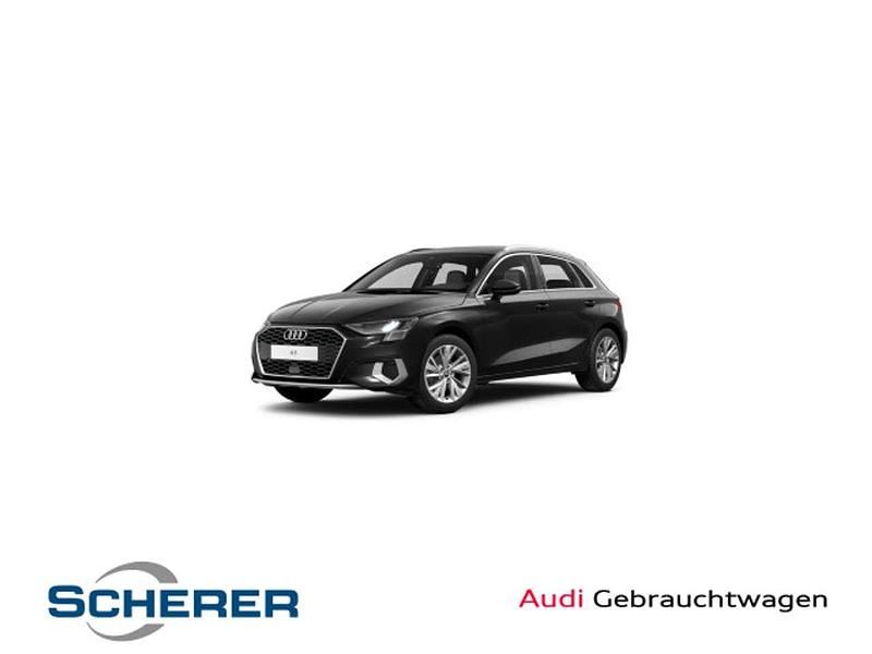 Mythosschwarz metallic Gebraucht 2023 Audi A3 Advanced Plus Limousine | 32.900 € - Bild 1/4
