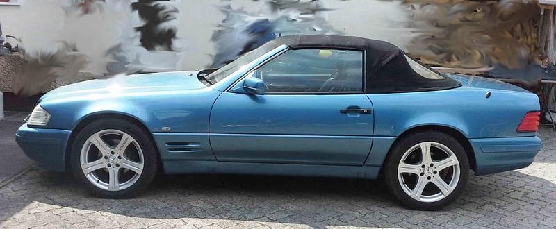 Blau Gebraucht 1997 Mercedes SL500 Cabrio | 15.500 € (Superpreis) - Bild 1/4