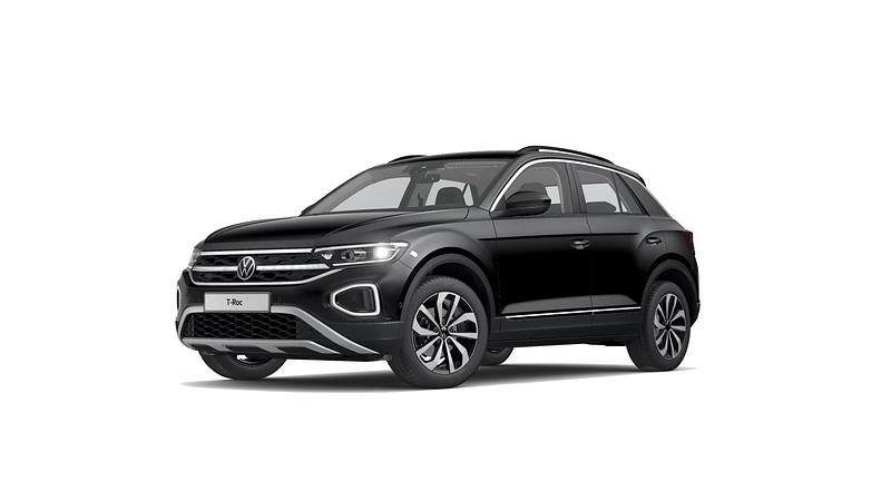 Schwarz Gebraucht 2022 VW T-Roc Style SUV | 21.780 € (Superpreis) - Bild 1/3