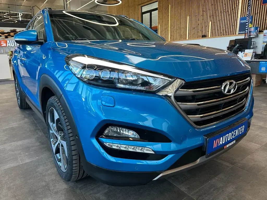 Gebraucht Hyundai Tucson Premium 177 PS (130 kW) 2016 Blau SUV