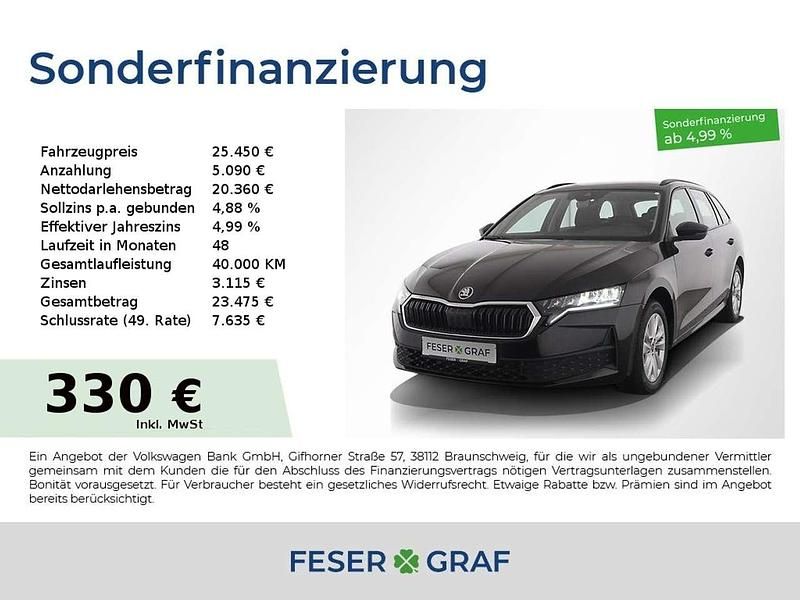 Schwarzmagic perleffekt Gebraucht 2025 Skoda Octavia Essence Kombi | 25.450 € (Fairer Preis) - Bild 1/4
