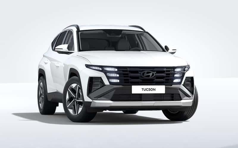 Atlas white Neu 2025 Hyundai Tucson Trend SUV | 32.180 € (Superpreis) - Bild 1/4