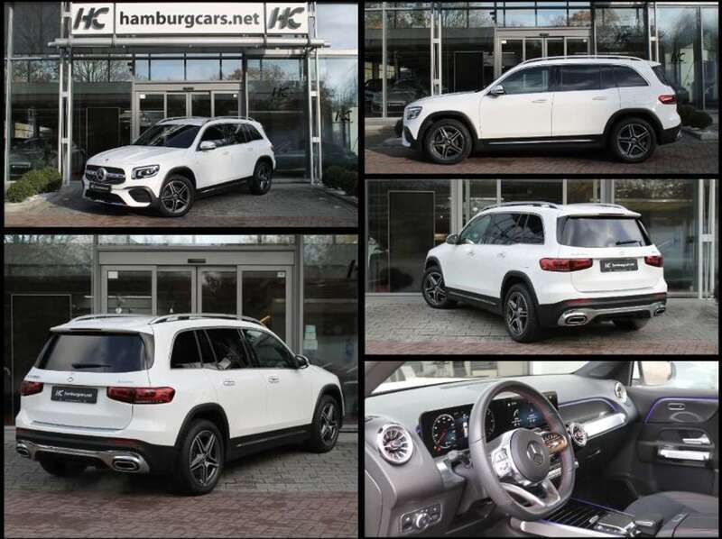 Polarweiss (149) Gebraucht 2023 Mercedes GLB200 AMG line SUV | 41.990 € (Fairer Preis) - Bild 1/4