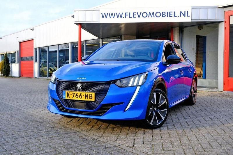 Blau Gebraucht 2020 Peugeot e-208 GTi Kleinwagen | 13.998 € (Guter Preis) - Bild 1/4
