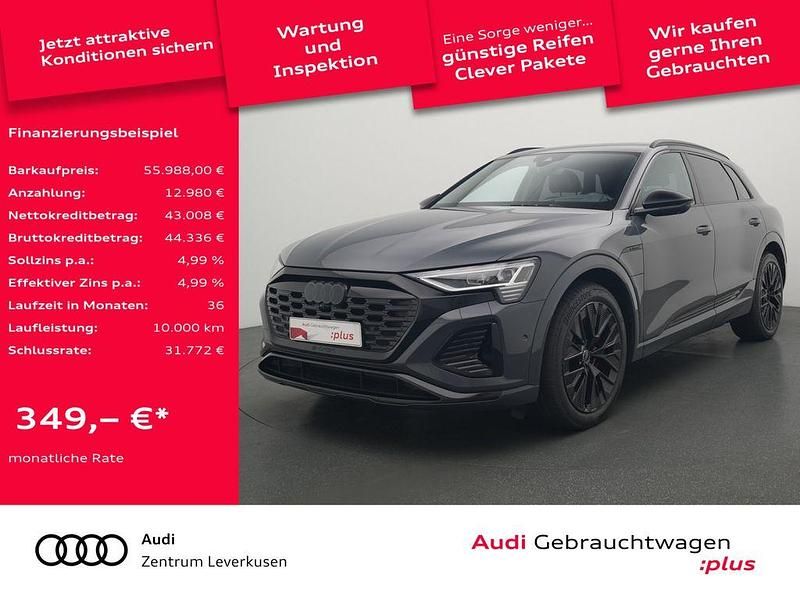 Grau Gebraucht 2023 Audi Q8 e-tron Comfort SUV | 55.988 € (Etwas zu teuer) - Bild 1/4