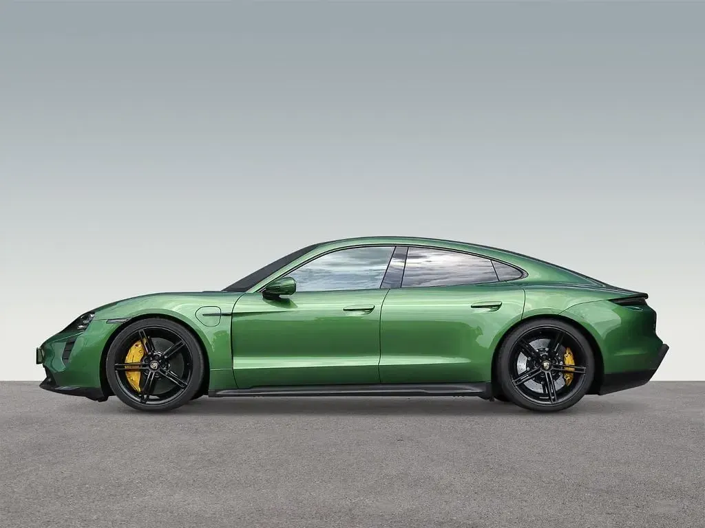 Gebraucht Porsche Taycan Turbo S 559 kW (761 PS) 2022 Grün Limousine