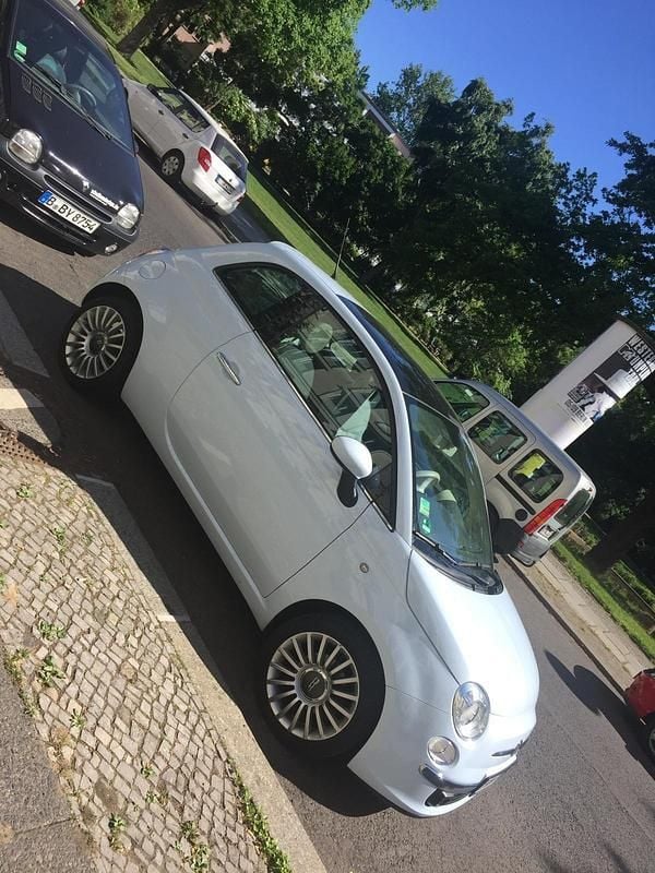 Blau Gebraucht 2007 Fiat 500 Lounge Limousine | 5.200 € (Fairer Preis) - Bild 1/4