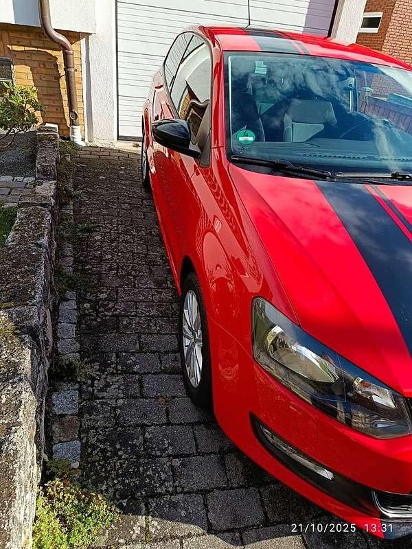 Gebraucht VW Polo Style 60 PS (44 kW) 2011 Rot Kleinwagen