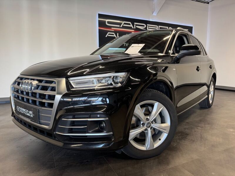 Mythosschwarz metallic Gebraucht 2020 Audi Q5 Design SUV | 25.490 € (Superpreis) - Bild 1/4