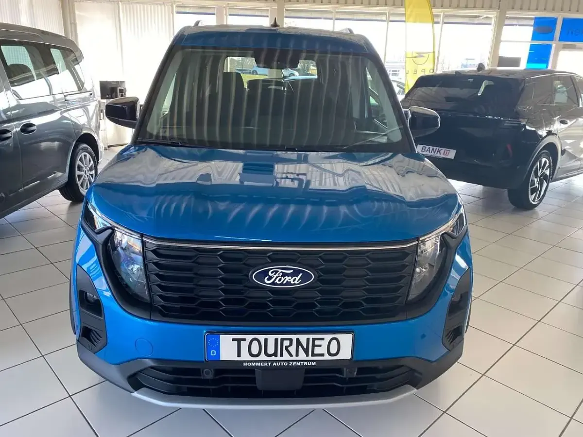 Gebraucht Ford Tourneo Courier 125 PS (91 kW) 2026 Digital aqua blue Van / Kleinbus